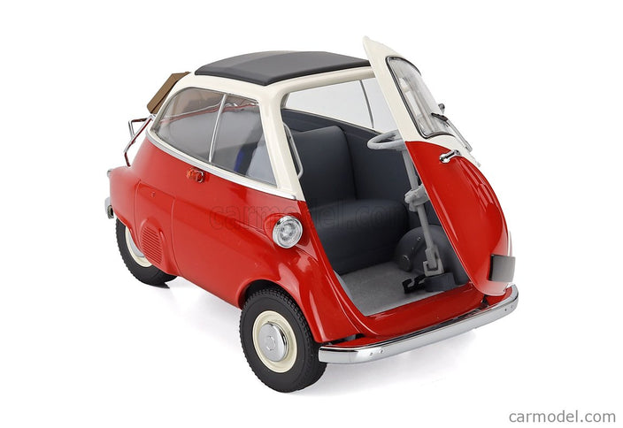 BMW Isetta 1955 1:18 Minichamps červená biela