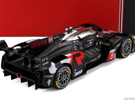 Toyota GR010 3.5L V6 Turbo Hybrid Team Gazoo Racing N°8 24h Le Mans 2024 Sebastian Buemi - Brendon Hartley - Ryo Hirakawa 1:18 IXO Models čierna