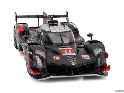Toyota GR010 3.5L V6 Turbo Hybrid Team Gazoo Racing N°8 24h Le Mans 2024 Sebastian Buemi - Brendon Hartley - Ryo Hirakawa 1:18 IXO Models čierna