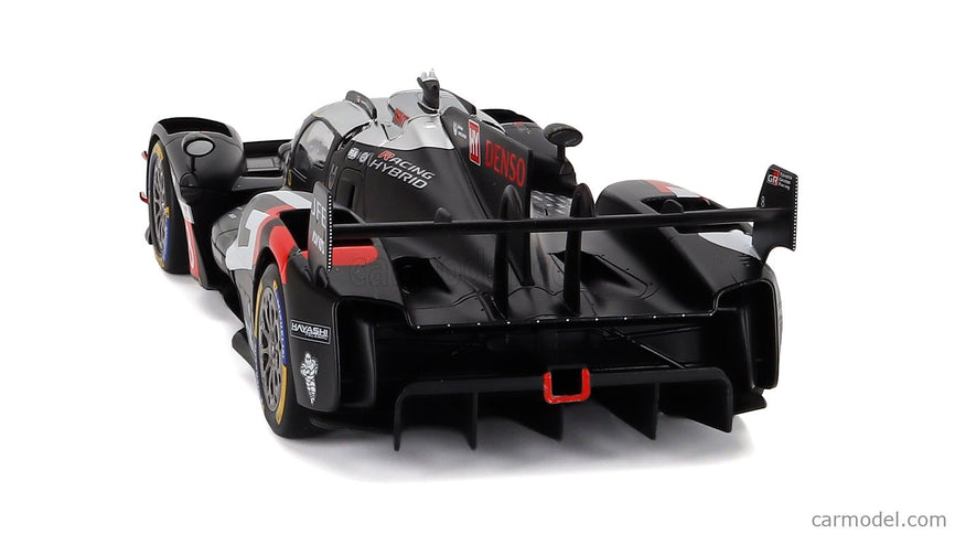 Toyota GR010 3.5L V6 Turbo Hybrid Team Gazoo Racing N°8 24h Le Mans 2024 Sebastian Buemi - Brendon Hartley - Ryo Hirakawa 1:18 IXO Models čierna