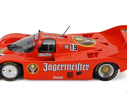 Porsche 956B Jagermeister Team Brun Motorsport N°19 Víťaz 1000km Imola 1984 Hans Joachim Stuck - Stefan Bellof 1:18 Werk83 oranžová