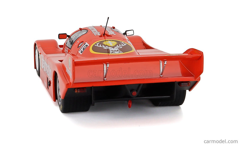 Porsche 956B Jagermeister Team Brun Motorsport N°19 Víťaz 1000km Imola 1984 Hans Joachim Stuck - Stefan Bellof 1:18 Werk83 oranžová