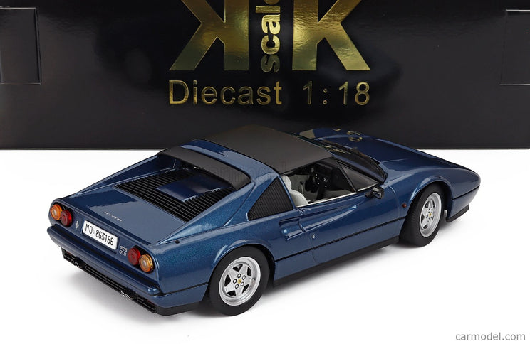 Ferrari 328 GTS Spider With Removable Hard-Top 1985 1:18 KK Scale modrá metalická