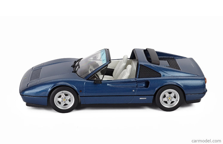 Ferrari 328 GTS Spider With Removable Hard-Top 1985 1:18 KK Scale modrá metalická