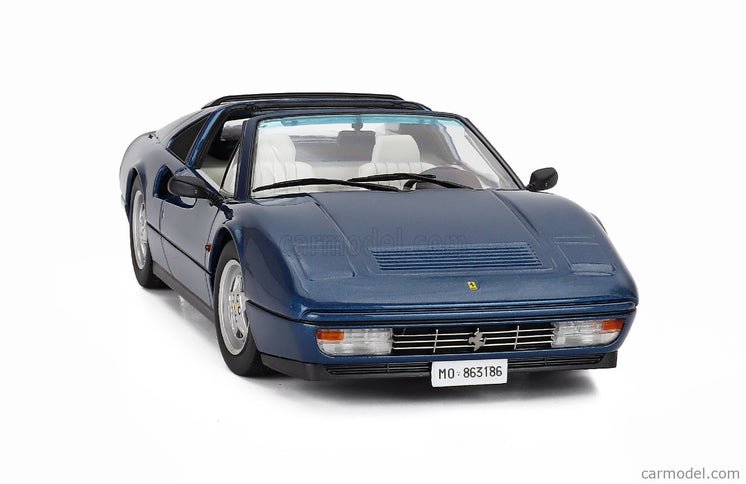Ferrari 328 GTS Spider With Removable Hard-Top 1985 1:18 KK Scale modrá metalická