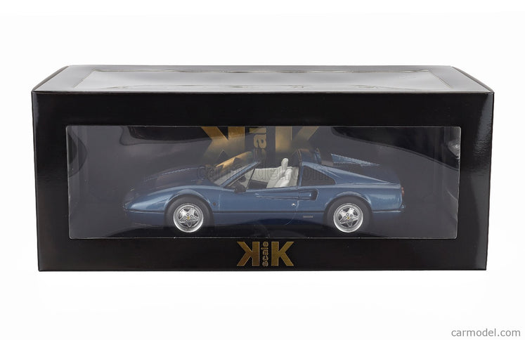 Ferrari 328 GTS Spider With Removable Hard-Top 1985 1:18 KK Scale modrá metalická