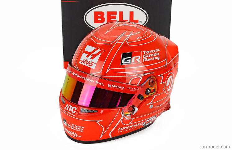 Bell Helmet Esteban Ocon 2026 F1 VF-26 Team Tgr Haas N°31 1:2 Mini Helmet červená