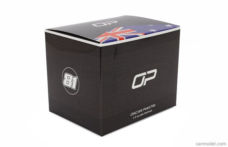 Bell Helmet Oscar Piastri 2026 F1 Australian GP Team Mclaren Mastercard N°81 1:2 Mini Helmet žltá zelená
