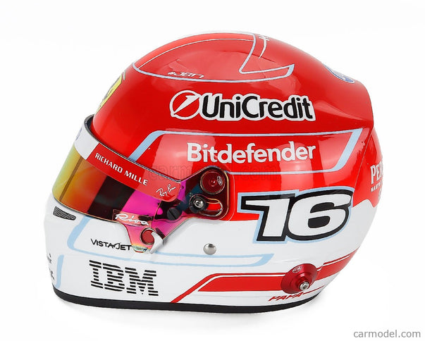 Bell Helmet Charles Leclerc 2026 F1 SF-26 Team Ferrari HP N°16 1:2 Mini Helmet červená biela