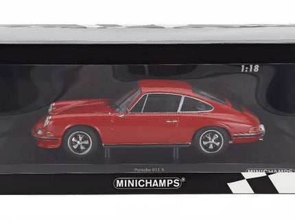 Porsche 911S Coupe 1972 1:18 Minichamps červená