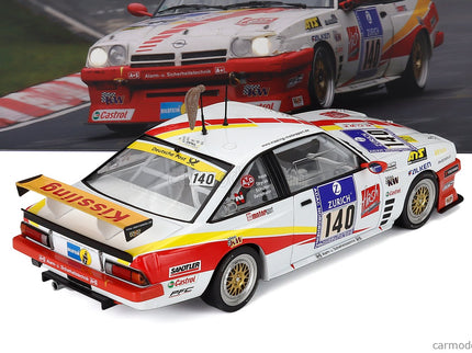 Opel Manta B Team Kissling Motorsports N°140 24h Nurburgring 2013 Hans-Olaf Beckmann - Peter Hass - Jurgen Schulten - Volker Strycek 1:18 Werk83 biela červená