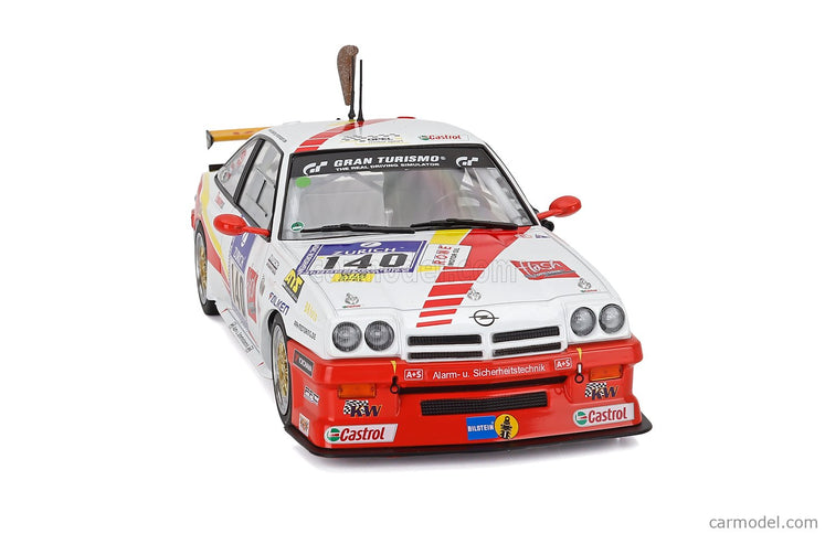 Opel Manta B Team Kissling Motorsports N°140 24h Nurburgring 2013 Hans-Olaf Beckmann - Peter Hass - Jurgen Schulten - Volker Strycek 1:18 Werk83 biela červená