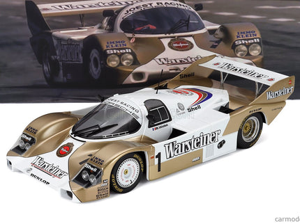 Porsche 956B Jagermeister Team Brun Motorsport N°1 Norisring DRM Champion 1984 Stefan Bellof 1:18 Werk83 biela zlatá