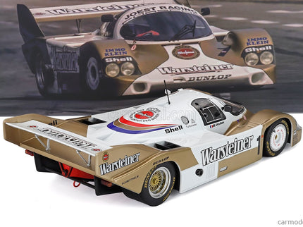 Porsche 956B Jagermeister Team Brun Motorsport N°1 Norisring DRM Champion 1984 Stefan Bellof 1:18 Werk83 biela zlatá