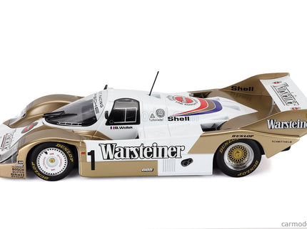 Porsche 956B Jagermeister Team Brun Motorsport N°1 Norisring DRM Champion 1984 Stefan Bellof 1:18 Werk83 biela zlatá