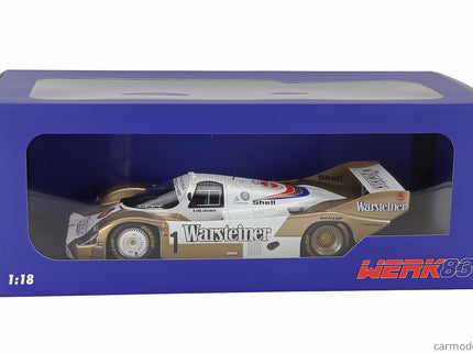 Porsche 956B Jagermeister Team Brun Motorsport N°1 Norisring DRM Champion 1984 Stefan Bellof 1:18 Werk83 biela zlatá