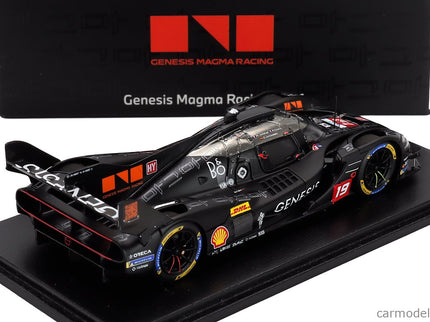 Genesis GMR-001 G8MR 3.2L V8 Turbo Team Genesis Magma Racing N°19 Wec Sezóna 2026 Paul Loup Chatin - Mathieu Jaminet - Daniel Juncadella 1:43 Spark Model matná sivá
