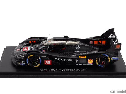 Genesis GMR-001 G8MR 3.2L V8 Turbo Team Genesis Magma Racing N°19 Wec Sezóna 2026 Paul Loup Chatin - Mathieu Jaminet - Daniel Juncadella 1:43 Spark Model matná sivá