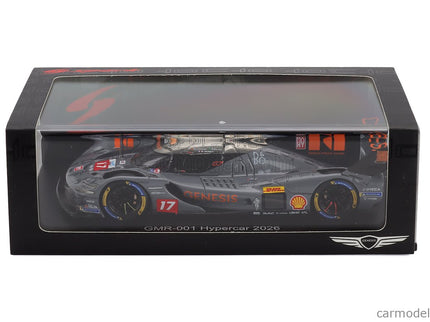 Genesis GMR-001 G8MR 3.2L V8 Turbo Team Genesis Magma Racing N°17 Wec Sezóna 2026 Pipo Derani - Mathys Jaubert - Andre' Lotterer 1:43 Spark Model matná sivá