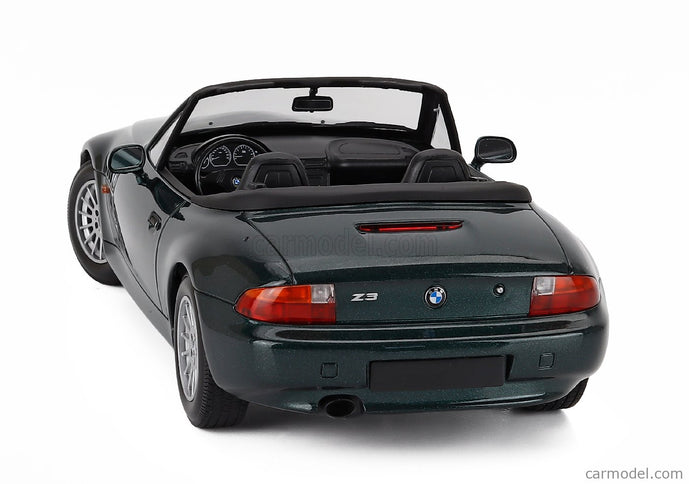 BMW Z3 Roadster Cabriolet 1997 1:18 Minichamps tmavozelená