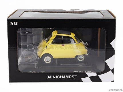 BMW Isetta 1955 1:18 Minichamps žltá