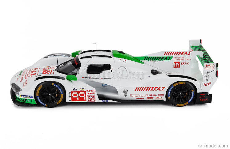 Porsche 963 9RD 4.6L Turbo V8 Team Proton Competition N°99 24h Le Mans 2024 Neel Jani - Harry Tincknell - Julien Andlauer 1:18 IXO Models biela zelená