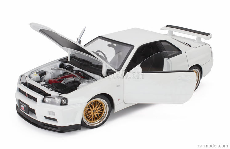 Nissan Skyline GT-R (R34) V-Spec II 2001 - Cerchi Bbs - Bbs Disky 1:12 KK Scale biela