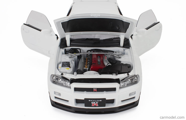 Nissan Skyline GT-R (R34) V-Spec II 2001 - Cerchi Bbs - Bbs Disky 1:12 KK Scale biela