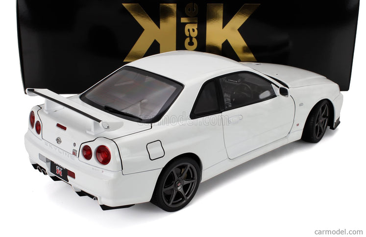 Nissan Skyline GT-R (R34) V-Spec II 2001 - Cerchi Oem - Oem Disky 1:12 KK Scale biela