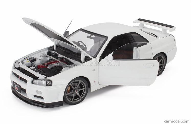 Nissan Skyline GT-R (R34) V-Spec II 2001 - Cerchi Oem - Oem Disky 1:12 KK Scale biela