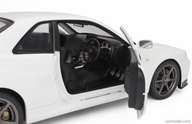 Nissan Skyline GT-R (R34) V-Spec II 2001 - Cerchi Oem - Oem Disky 1:12 KK Scale biela