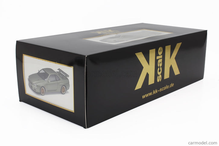 Nissan Skyline GT-R (R34) V-Spec Nur 2001 - Cerchi Bbs - Bbs Disky 1:12 KK Scale zelená metalická