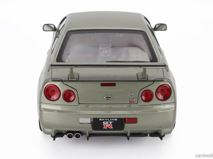 Nissan Skyline GT-R (R34) V-Spec Nur 2001 - Cerchi Bbs - Bbs Disky 1:12 KK Scale zelená metalická