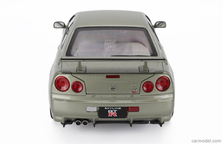 Nissan Skyline GT-R (R34) V-Spec Nur 2001 - Cerchi Bbs - Bbs Disky 1:12 KK Scale zelená metalická