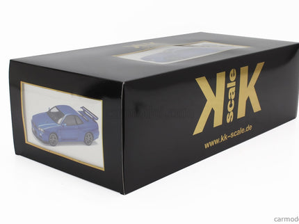 Nissan Skyline GT-R (R34) V-Spec II 2001 - Cerchi Oem - Oem Disky 1:12 KK Scale modrá metalická