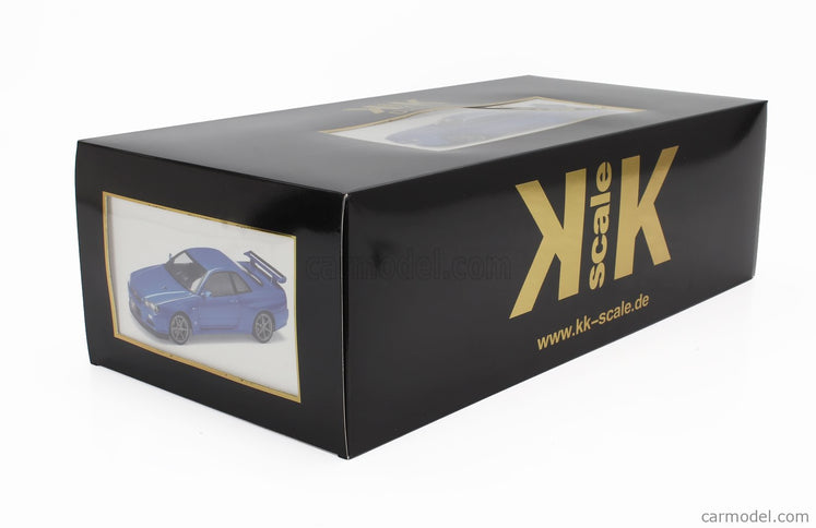 Nissan Skyline GT-R (R34) V-Spec II 2001 - Cerchi Oem - Oem Disky 1:12 KK Scale modrá metalická