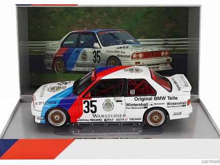BMW M3 3-SERIES (E30) Team Schnitzer N°35 Víťaz 24h Nurburgring 1989 Emanuele Pirro - Roberto Ravaglia - Fabien Giroix 1:18 Werk83 biela červená modrá