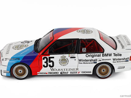 BMW M3 3-SERIES (E30) Team Schnitzer N°35 Víťaz 24h Nurburgring 1989 Emanuele Pirro - Roberto Ravaglia - Fabien Giroix 1:18 Werk83 biela červená modrá