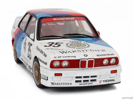 BMW M3 3-SERIES (E30) Team Schnitzer N°35 Víťaz 24h Nurburgring 1989 Emanuele Pirro - Roberto Ravaglia - Fabien Giroix 1:18 Werk83 biela červená modrá