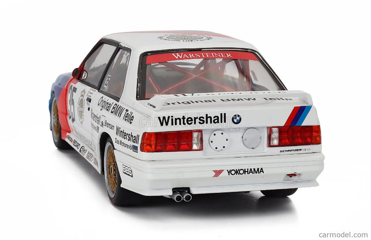 BMW M3 3-SERIES (E30) Team Schnitzer N°35 Víťaz 24h Nurburgring 1989 Emanuele Pirro - Roberto Ravaglia - Fabien Giroix 1:18 Werk83 biela červená modrá
