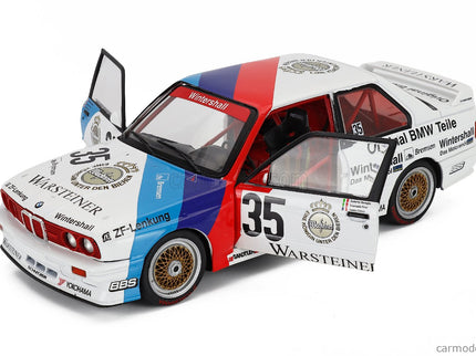 BMW M3 3-SERIES (E30) Team Schnitzer N°35 Víťaz 24h Nurburgring 1989 Emanuele Pirro - Roberto Ravaglia - Fabien Giroix 1:18 Werk83 biela červená modrá