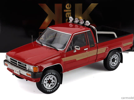 Toyota Hilux Pick-UP Nákladiak Xtra Cab 4x4 1985 1:18 KK Scale červená