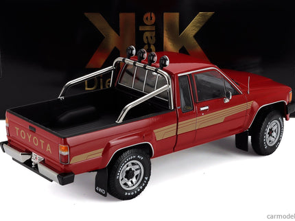 Toyota Hilux Pick-UP Nákladiak Xtra Cab 4x4 1985 1:18 KK Scale červená