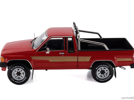 Toyota Hilux Pick-UP Nákladiak Xtra Cab 4x4 1985 1:18 KK Scale červená