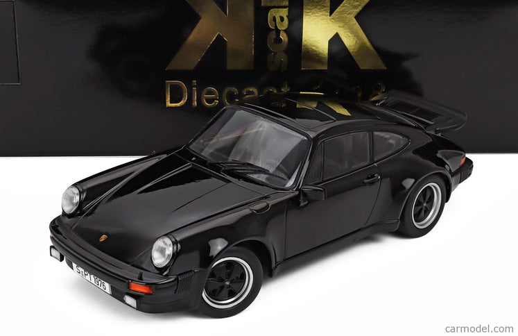 Porsche 911 930 3.0L Turbo Coupe 1976 1:18 KK Scale čierna