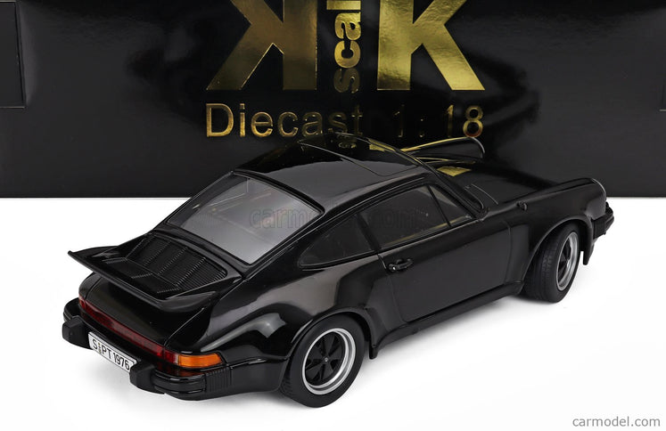 Porsche 911 930 3.0L Turbo Coupe 1976 1:18 KK Scale čierna