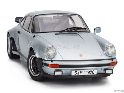 Porsche 911 930 3.0L Turbo Coupe 1976 1:18 KK Scale strieborná