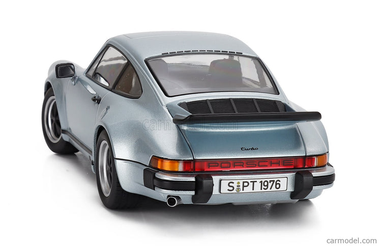 Porsche 911 930 3.0L Turbo Coupe 1976 1:18 KK Scale strieborná