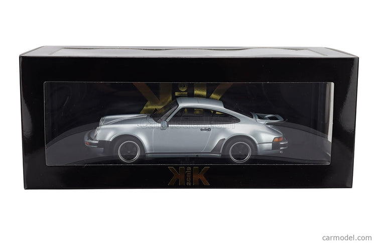 Porsche 911 930 3.0L Turbo Coupe 1976 1:18 KK Scale strieborná