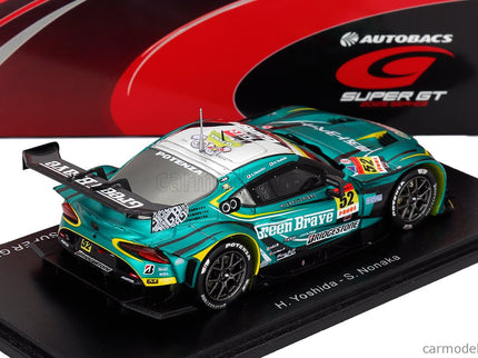 Toyota Supra GR Team Saitana Green Brave N°52 GT300 Class Super GT 2025 Hiroki Yoshida - Seita Nonaka 1:43 Spark Model zelená metalická strieborná